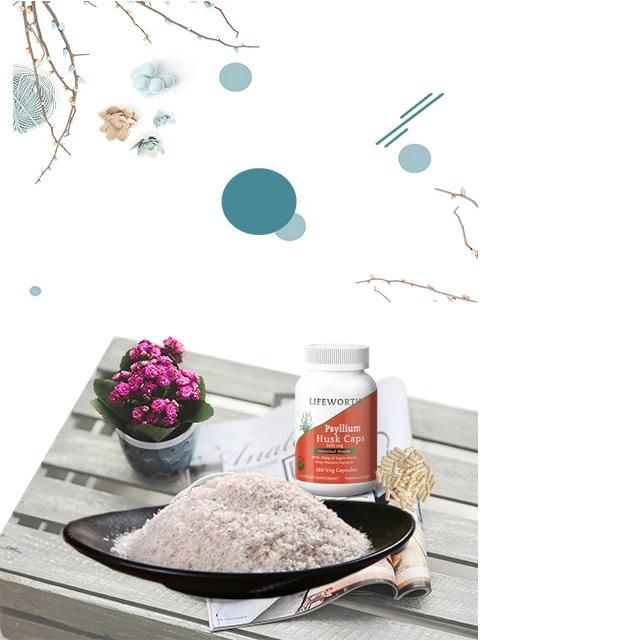 Lifeworth psyllium husk anti-constipation powder hard capsule