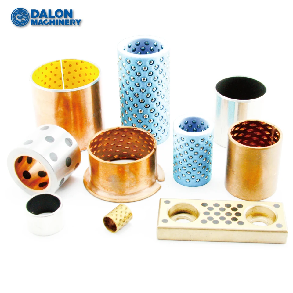 SAE841 self-lubo self lubricating oiless solid graphite lubrication inserted flanged gunmetal brass bronze sliding bearing