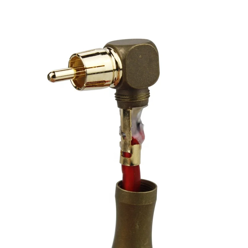 2019 best selling coil tattoo machine Connection with Metal Head Copper 2m Tattoo Clip Cord RCA Tattoo Clip Cord