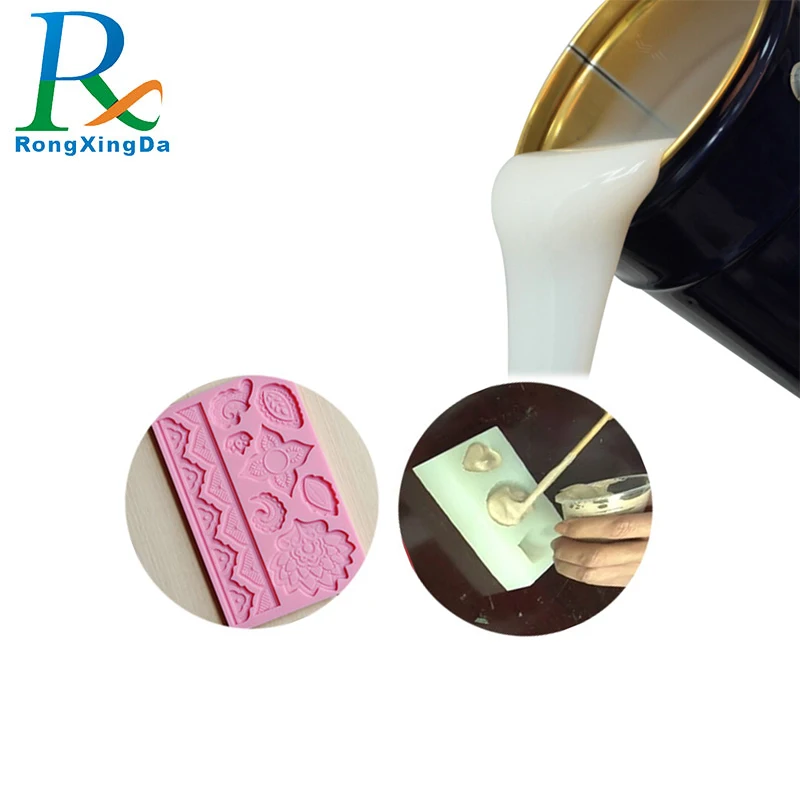 Двухкомпонентный высокотемпературный силиконовый резиновый Композитный пищевой жидкий силикон