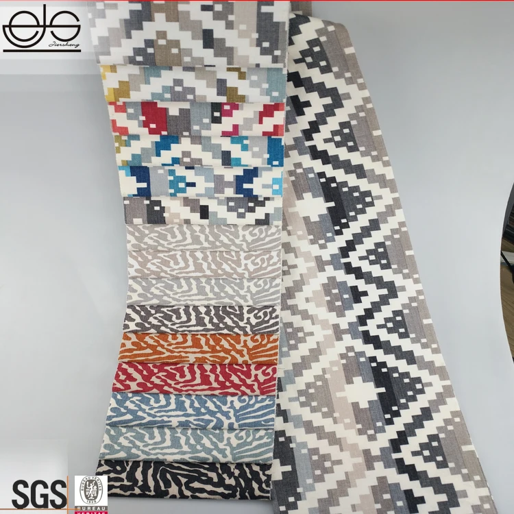 Ткани, текстиль GSM скрепленный цветочный Обивка диван 320 мозаика цифровой печати