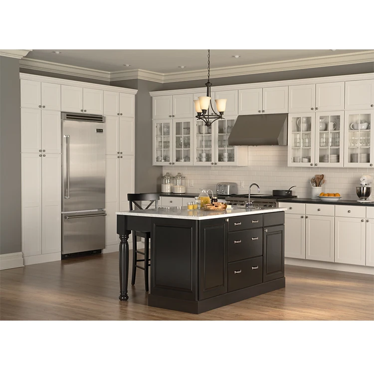 Американский современный кухонный шкаф из массива