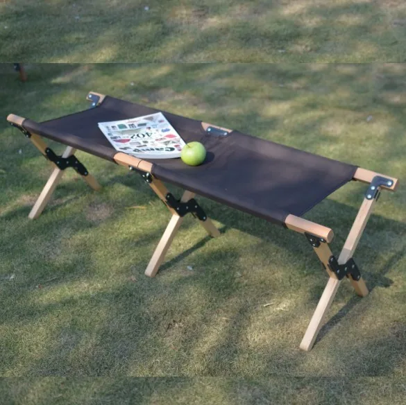 Wholesales outdoor portable foldable picnic wood bench chair for camping