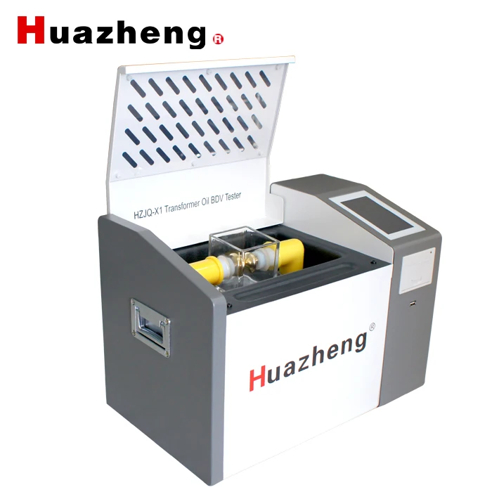 HZJQ-X1 трансформатор масла диэлектрическая прочность bdv тестирование комплект пробоя напряжение тестер 80KV