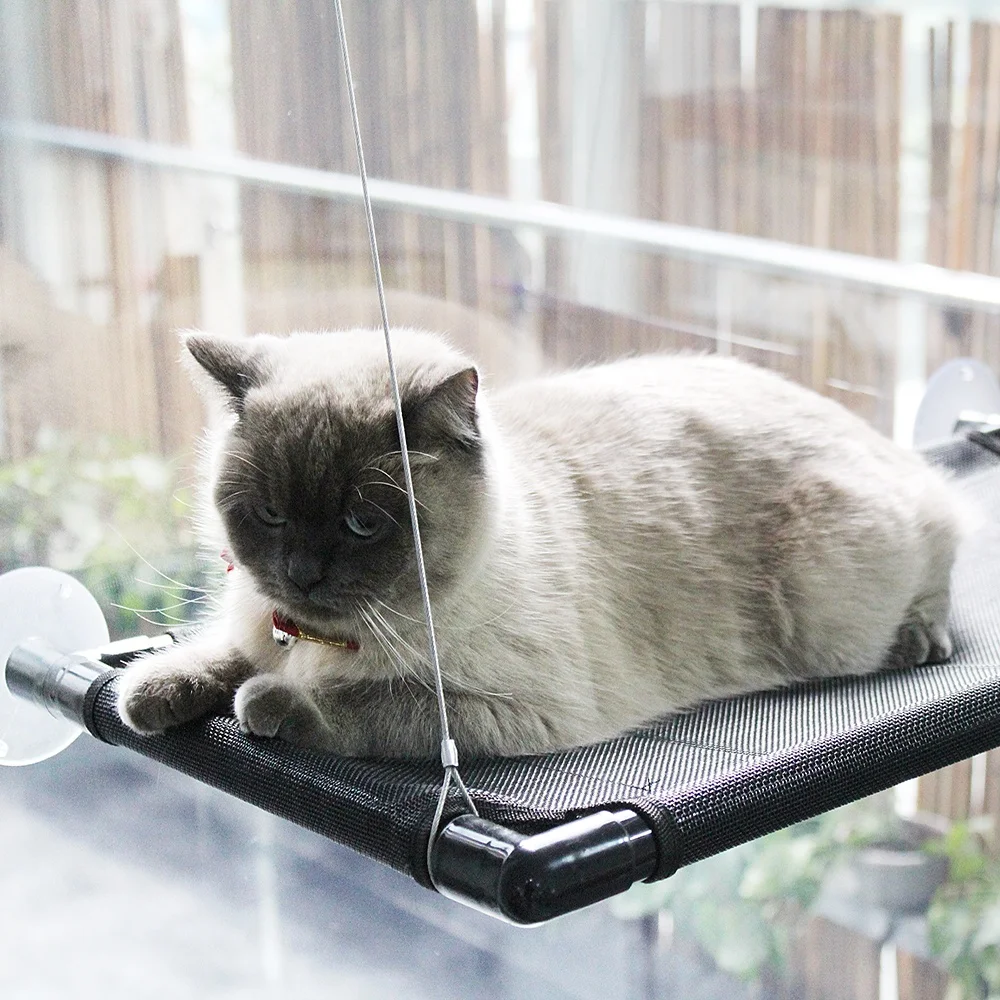 
Wholesale Stock High Quality Kitty Hanging Bed Cat Hammock Window for Pets 
