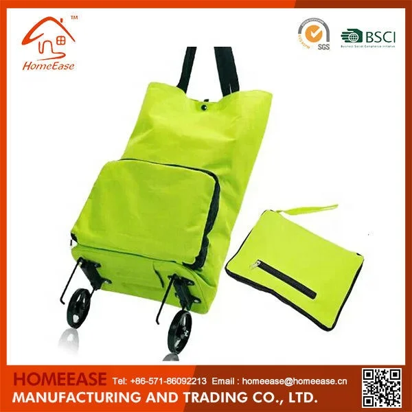 Wholesale foldable shopping Vegetable Shopping Trolley Bag