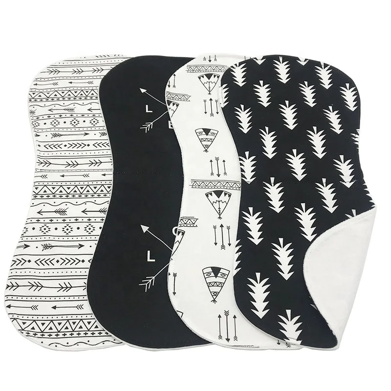 
Baby Burp Cloth Muslin Thick For Girls Organic Cotton 3 Layer Baby Shower Gift 