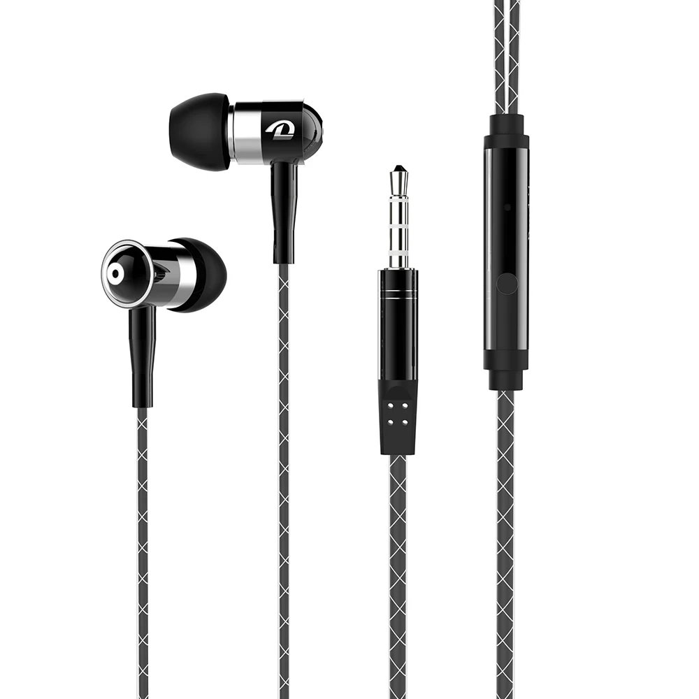 Наушники 3,5 мм проводные наушники In-Ear с 3D стерео шумоподавлением для мобильного телефона