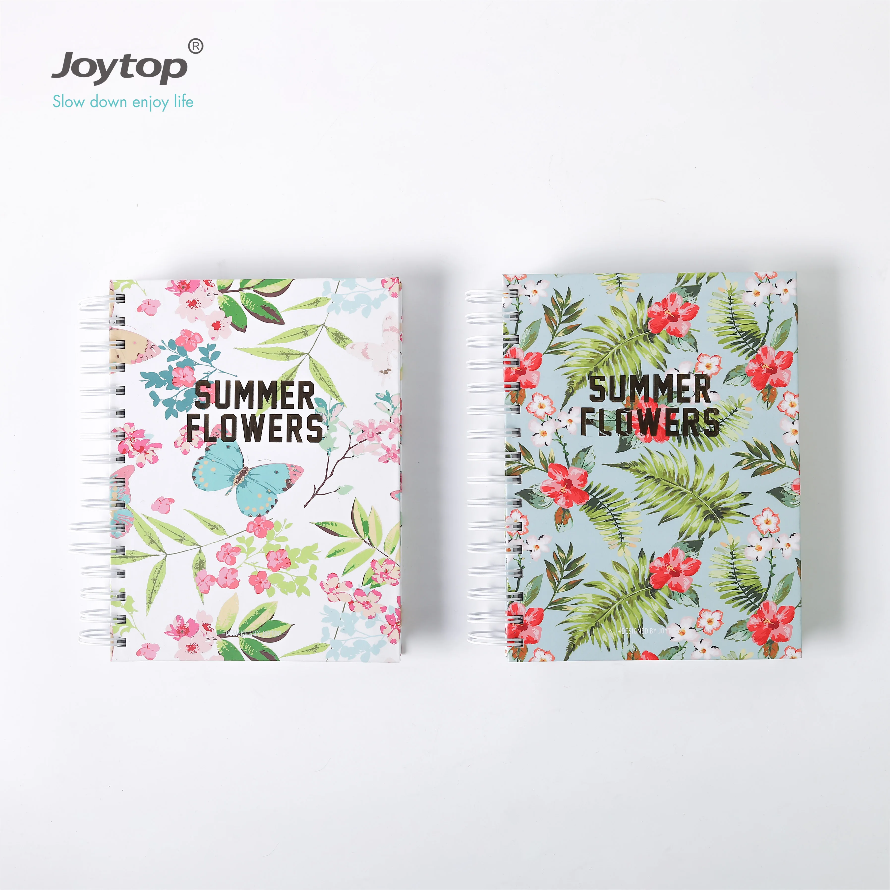 
Летняя тетрадь Joytop A5 с цветочным дизайном на заказ, спиральная обвязка, календарь, журнал  (62071433584)