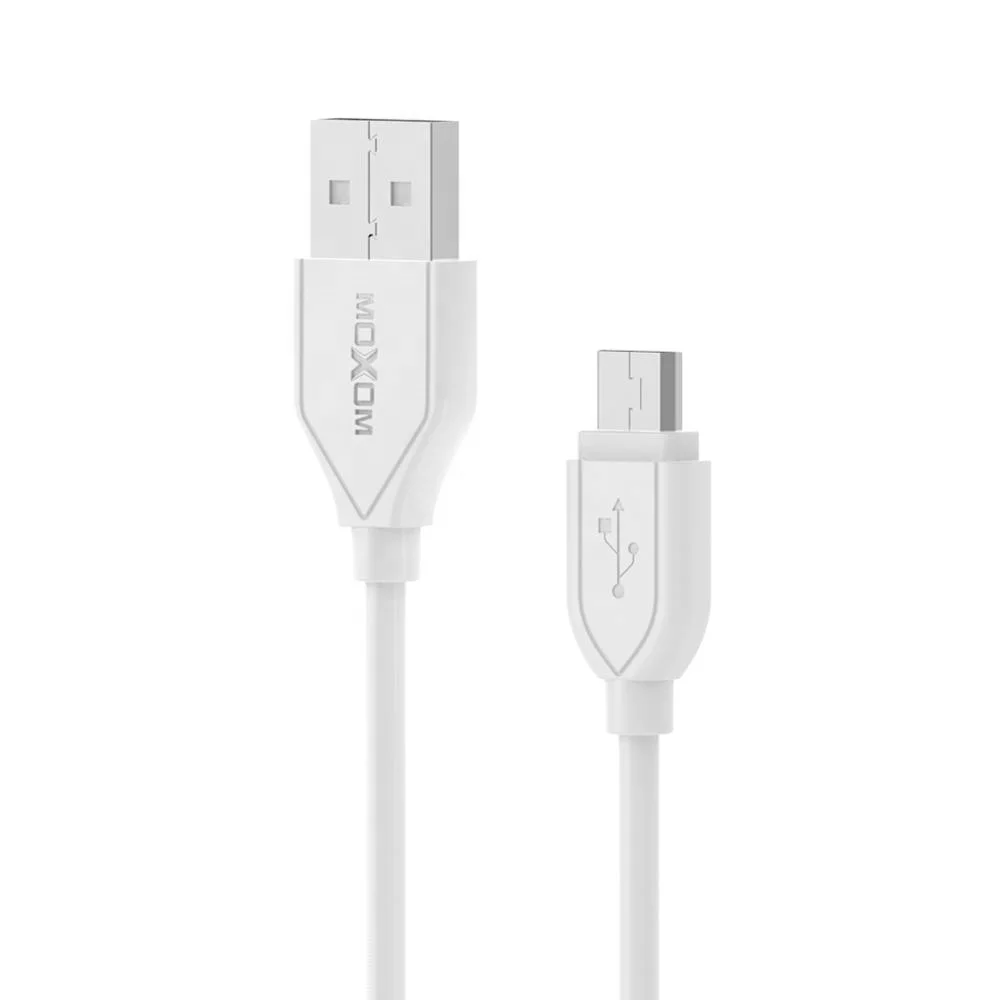 1.2M Phone Charger Cable 2.4A Micro USB Data Cable MOXOM CC06 High Quality Phone Cables For Samsung