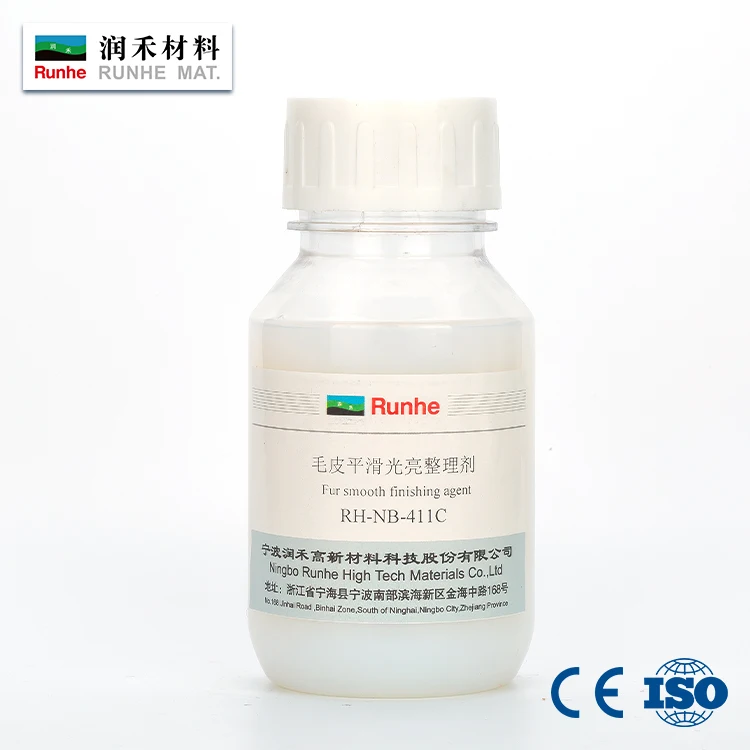 RH-NB-411C отличный гидрофильность текстиль вспомогательный слабый катионический мех Гладкий отделочный агент для отделки ткани