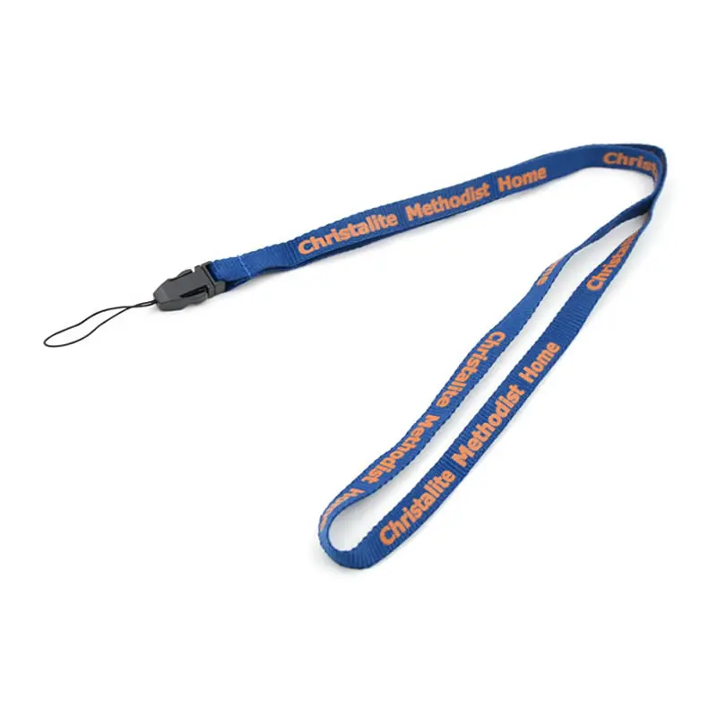 Cell phone lanyard strap with sublimation printing