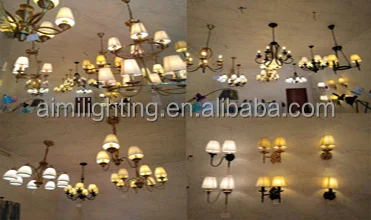 2017 the best design desk lamp of yellow fabric lamp shade with led table lamp