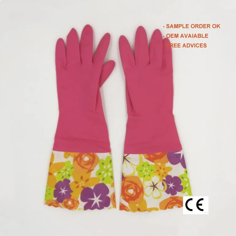 
Breathable Nature Latex Rubber Gloves 