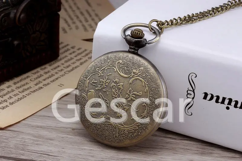 
Hot selling vintage scarf prince pendent pocket watch starry sky watch hollow out pocket watch 