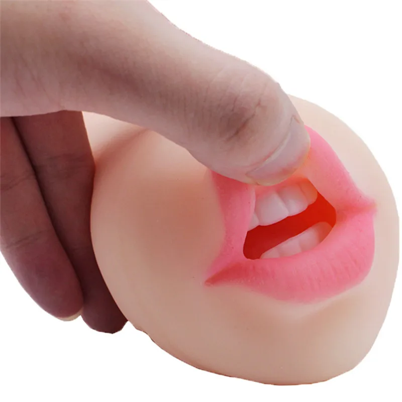 Erotic Sex Products 3D Deep Throat with Teeth  Artificial Vagina Male Masturbator Realistic Pussy Oral Sex Toys for Men