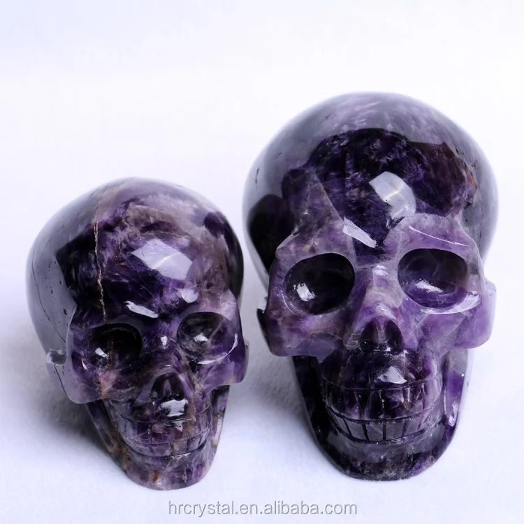 Продажа с завода, шеврон, аметист, Хрустальные черепа, мечта, Аметистовые черепа для украшения