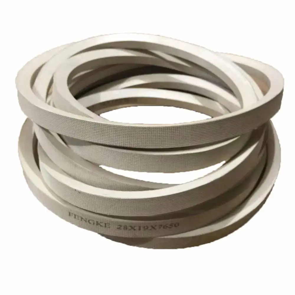 Белые резиновые ремни верхний нажимной ремень 28x19x7650 для деревообрабатывающих станков