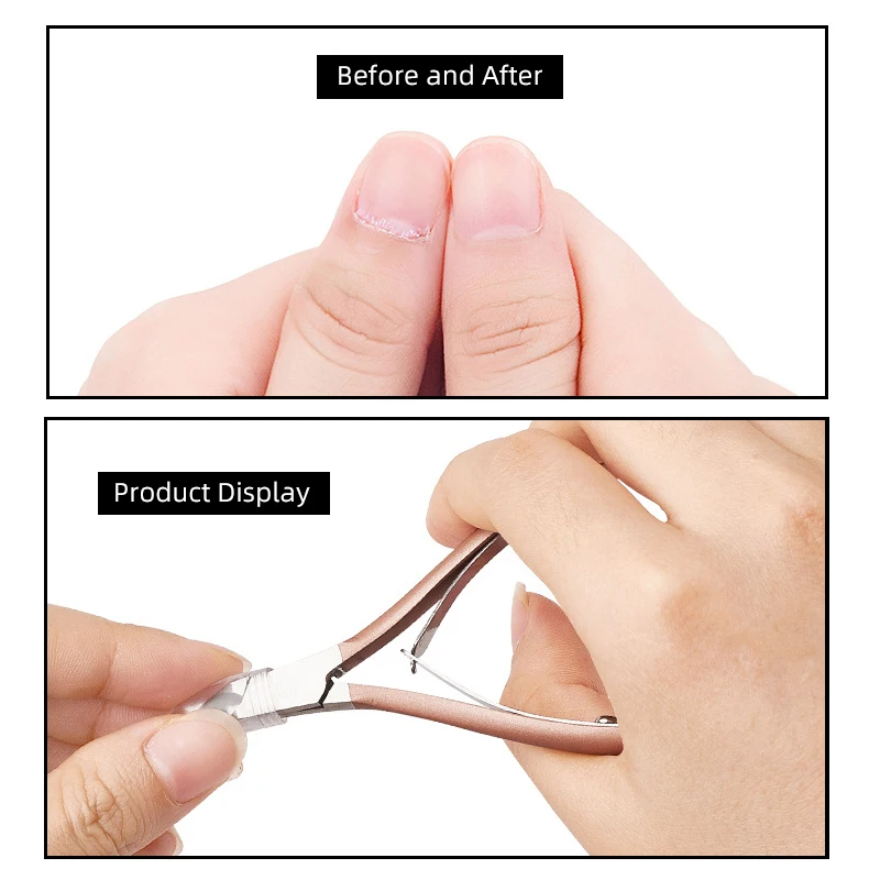 Stainless Steel Nail Clipper Toenail Finger Trimmer Dead Skin Cuticle Remover Scissors Cutter Plier Manicure Tool Cuticle Nipper