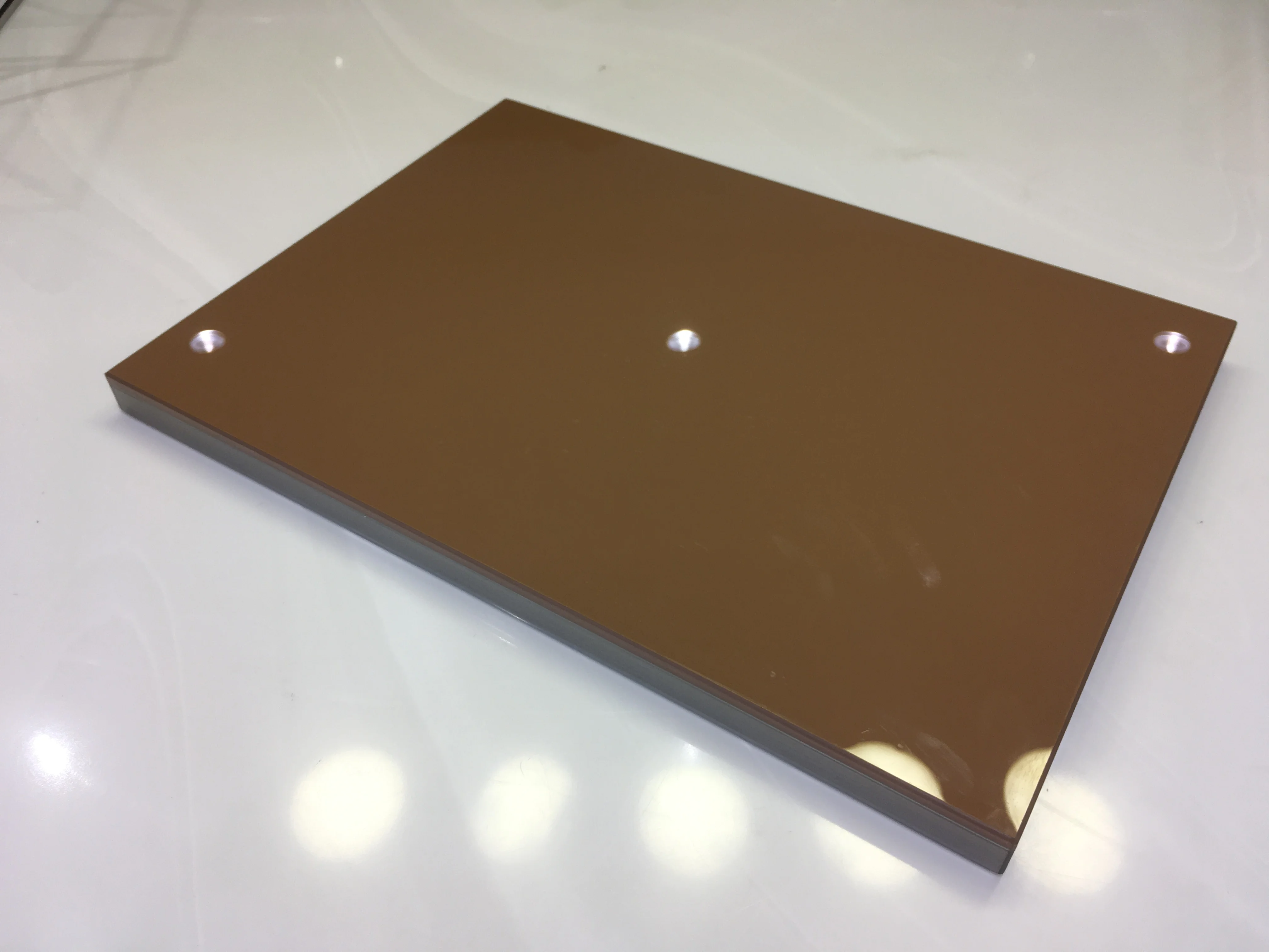 
high gloss table top Pvc Film Mdf Laminate White Black Melamine Board for Modern Kitchen Cabinet 