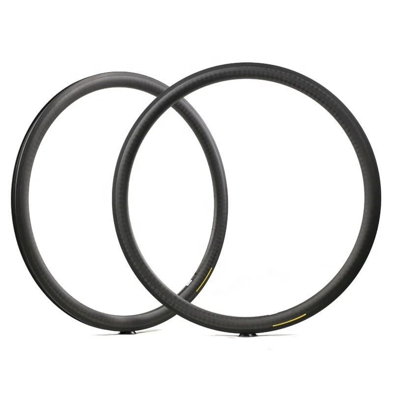 Super Light HRD-RX38D ERD 569mm Asymmetrical Rim Clincher 12K Matte 700c Road Bike Carbon Clincher 60mm Wheel Rim