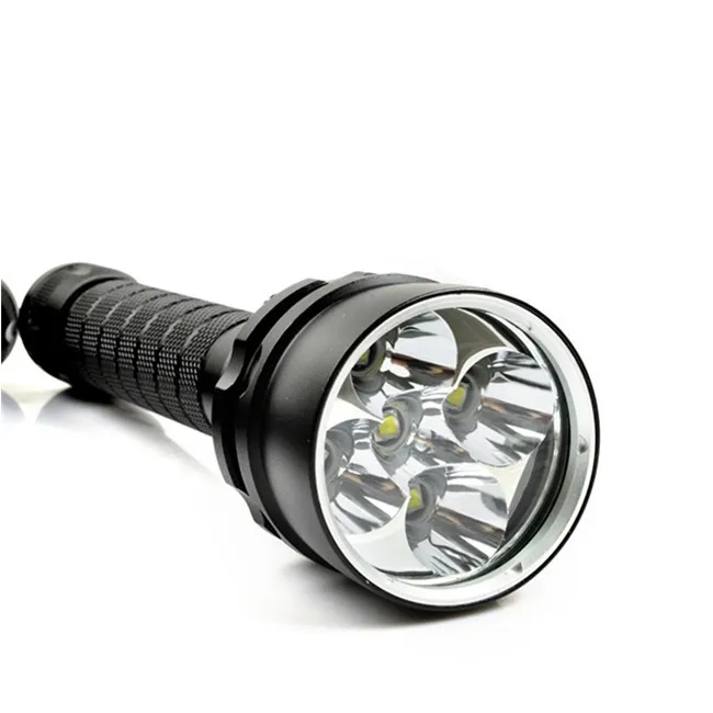 5000 Lumens High Lumens Led Rechargeable  Torch Flashlight For Underwater Sports Diving