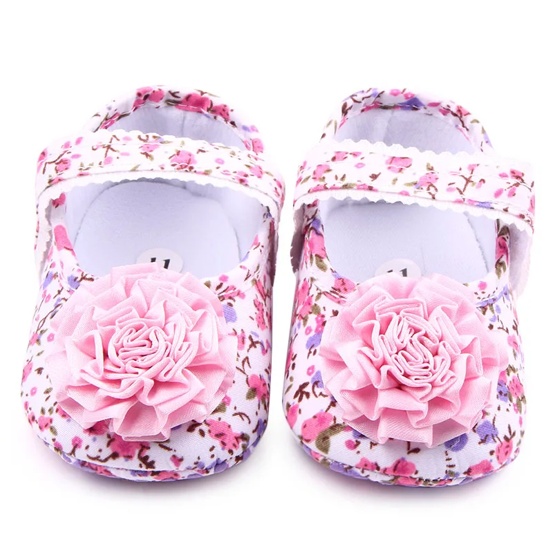 Wholesale flower design baby girl shoes infant shoes