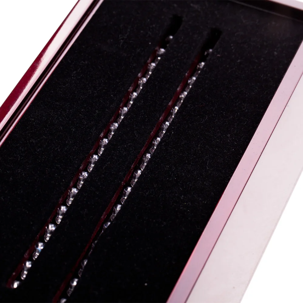 
BOSHI 2x16pcs White lights rectangle red wooden bottle glorifies display led light stand base for party decoration 