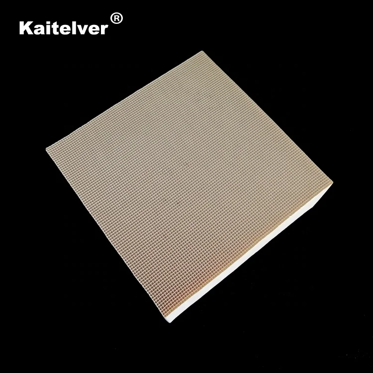 150*150*300mm Honeycomb monolith ceramic catalyst substrate used in industrial exhaust gas purifier system