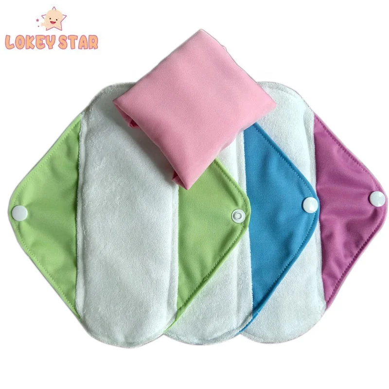 Lokeystar Super Absorbent Ultralight Women Pad Sanitary Napkins sanitary pad organic cotton
