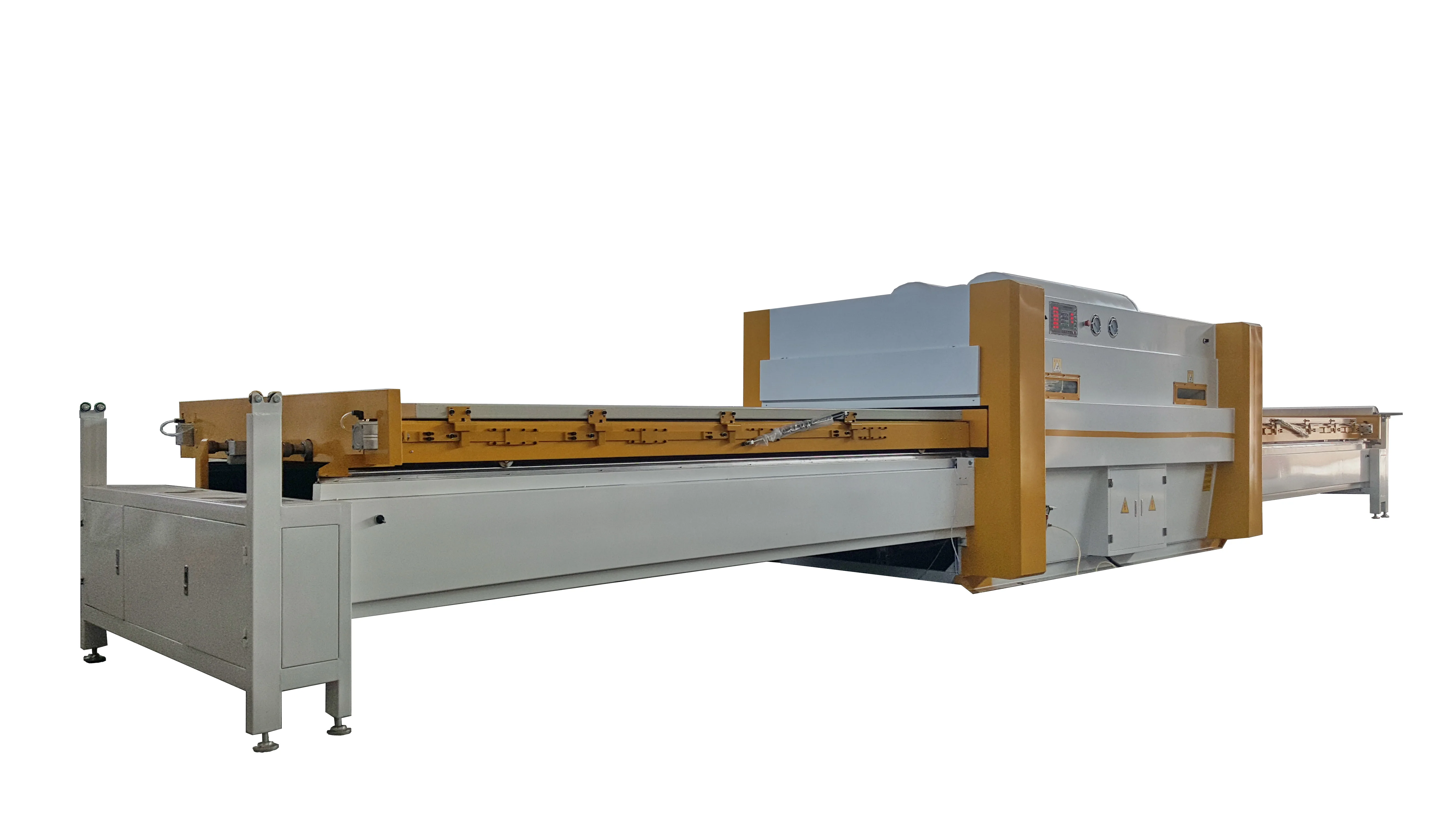 Double Station Woodworking pvc Door laminating Machine High Quality Automatical Vacuum Membrane Press Machine