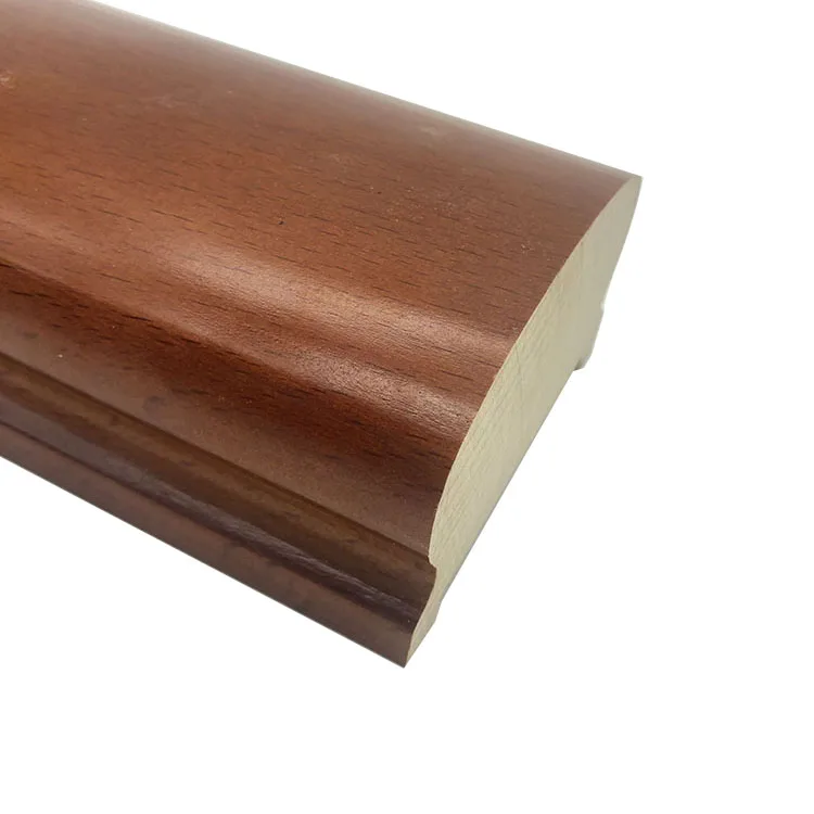 Factory direct solid wood staircase handrails custom red beech guardrail handrails