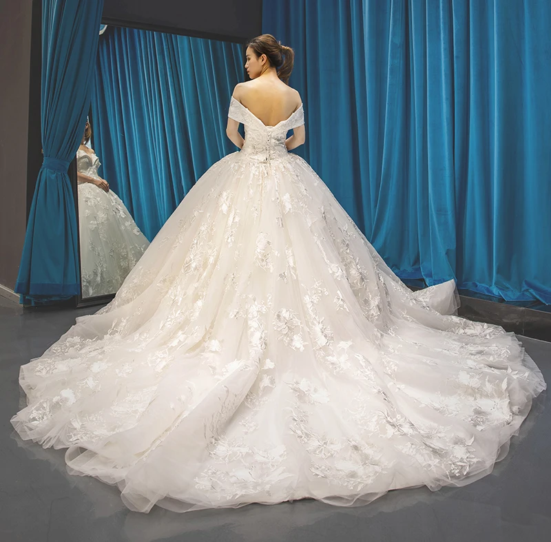 Новогоднее платье RSM66599, женские кружевные платья с открытыми плечами, модное свадебное платье