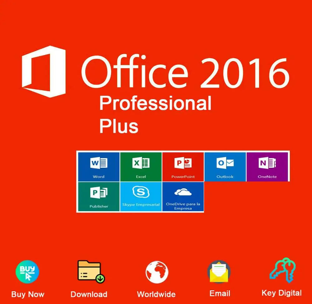 Microsoft Office 2016 Pro Plus key/ License/ Product key Code activated online download office 2016 pro plus software