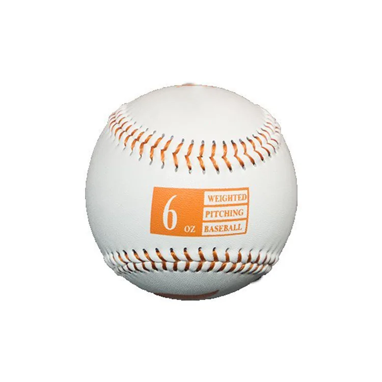 Yellow Softball Blank Mini Leather Baseballs