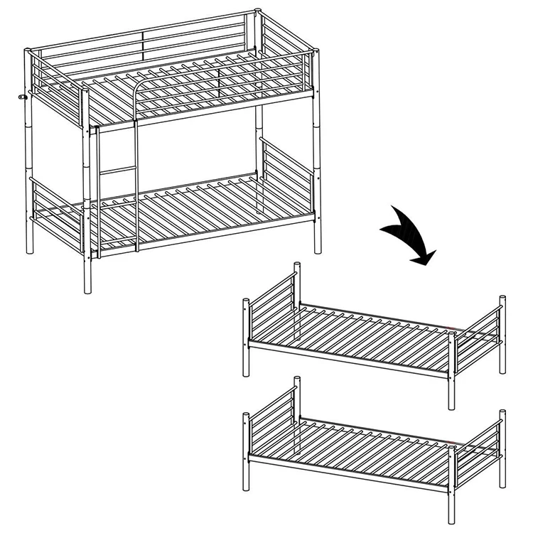 Free Sample White Connector Assembly Instructions Sofa Dhp Twin Over Twin Metal Bunk Bed