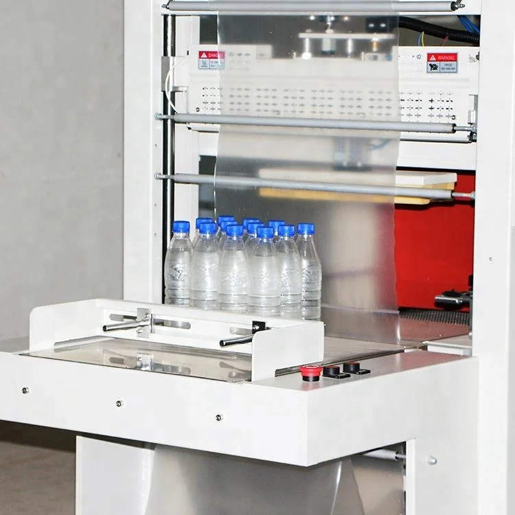 Лучшая цена высокая скорость пленка упаковочная машина пластиковые бутылки термоусадочная машина