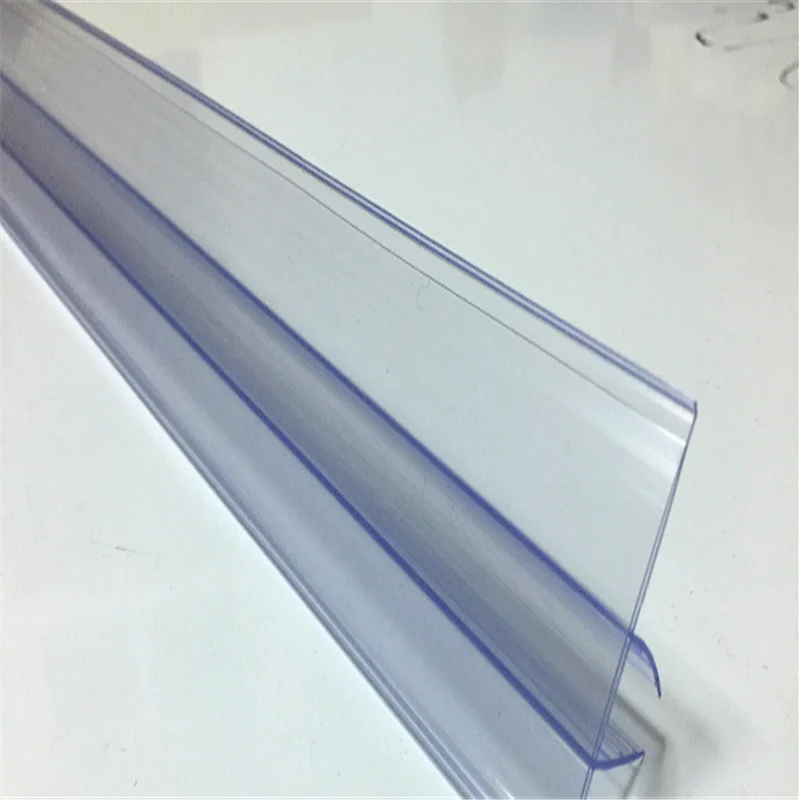 supermarket PVC plastic price label display strip