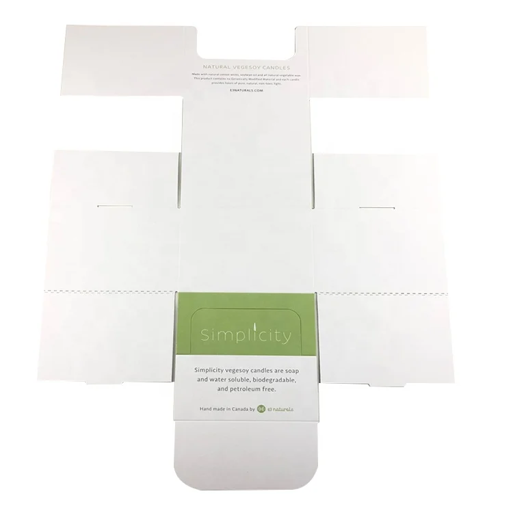 Cardboard Recyclable Kraft Paper Counter Stand Candle Display Box