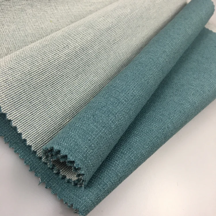 Ткань для обивки из полиэстера и льна Bulk Faux льняная ткань