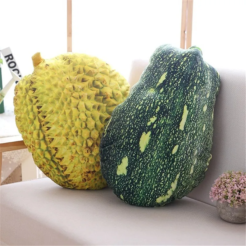 Fashion Simulation Vegetables 3D Strawberry Fruit Home Sofa Decoration Spoof Gift Pillow Cushion