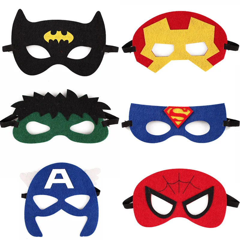 
Halloween Custom Cheap Mask Kids Cartoon Felt Mask for Party Cosplay 