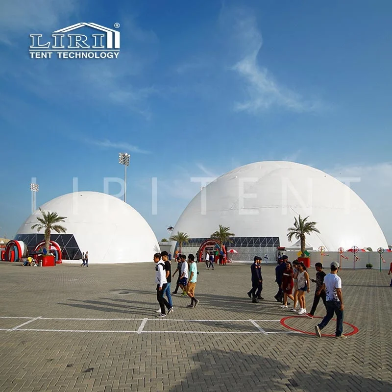White Geodesic Dome House Tent with Water Proof PVC Cover For Sale in Bahrain