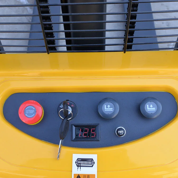 Гидравлическая электрическая подъемная платформа ручной штабелер вилочный погрузчик с питанием от поддонов двигатель постоянного тока 1000*160*50 1425 мм 1735 мм 2340 мм