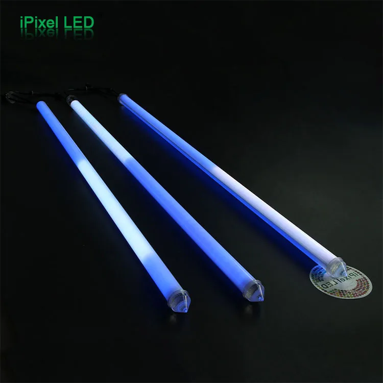 RGB full color two side view DMX512 LED meteor Tube