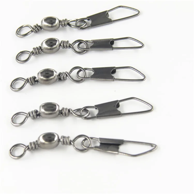 
copper brass material very good quality rolling swivel with safty snap for fishing 