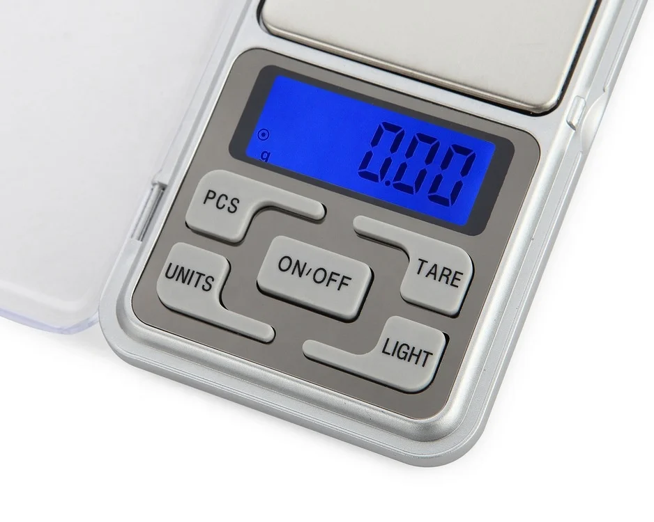 Electronic LCD Display Mini Digital Scales 100/200/300/500gX0.01g Pocket Jewelry Weight Scales High Accuracy Weigh Balance Scale