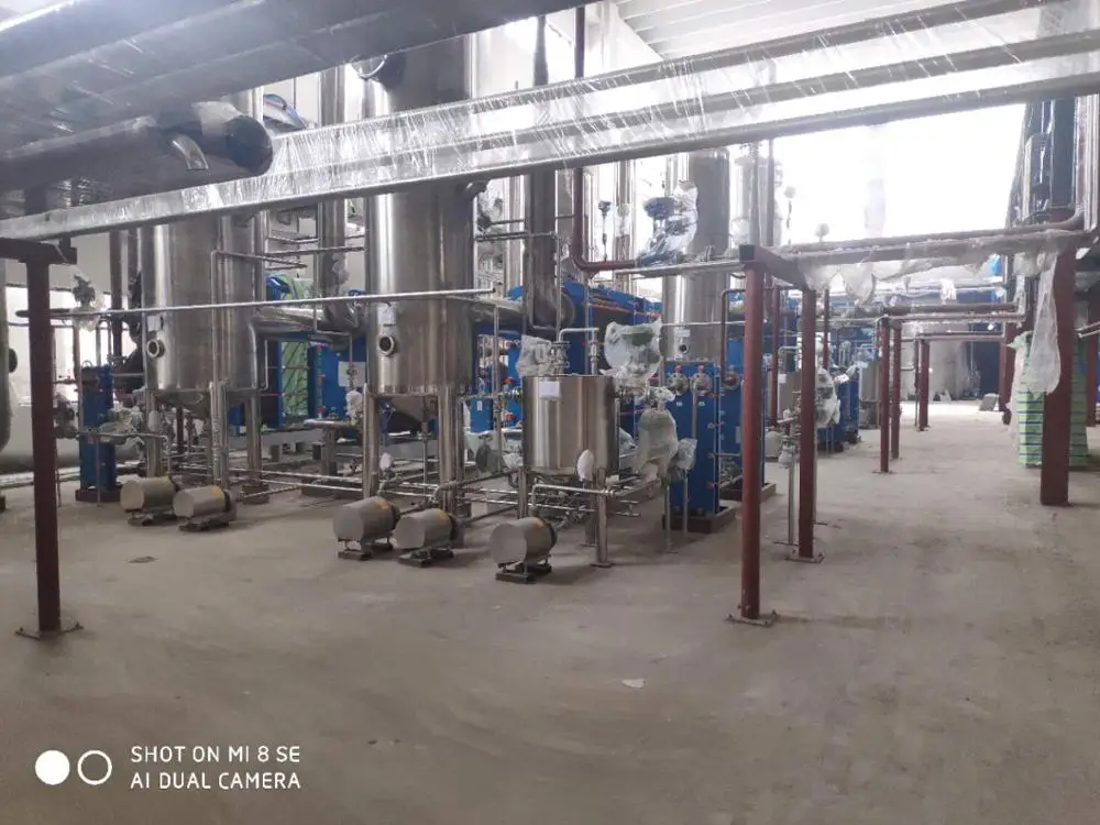 Plate flash evaporation system