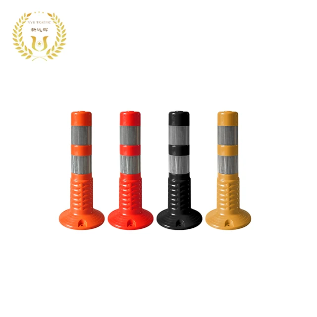 Traffic safety Warning Road Delineator Bollard Flexible and Reflective from Raw Material