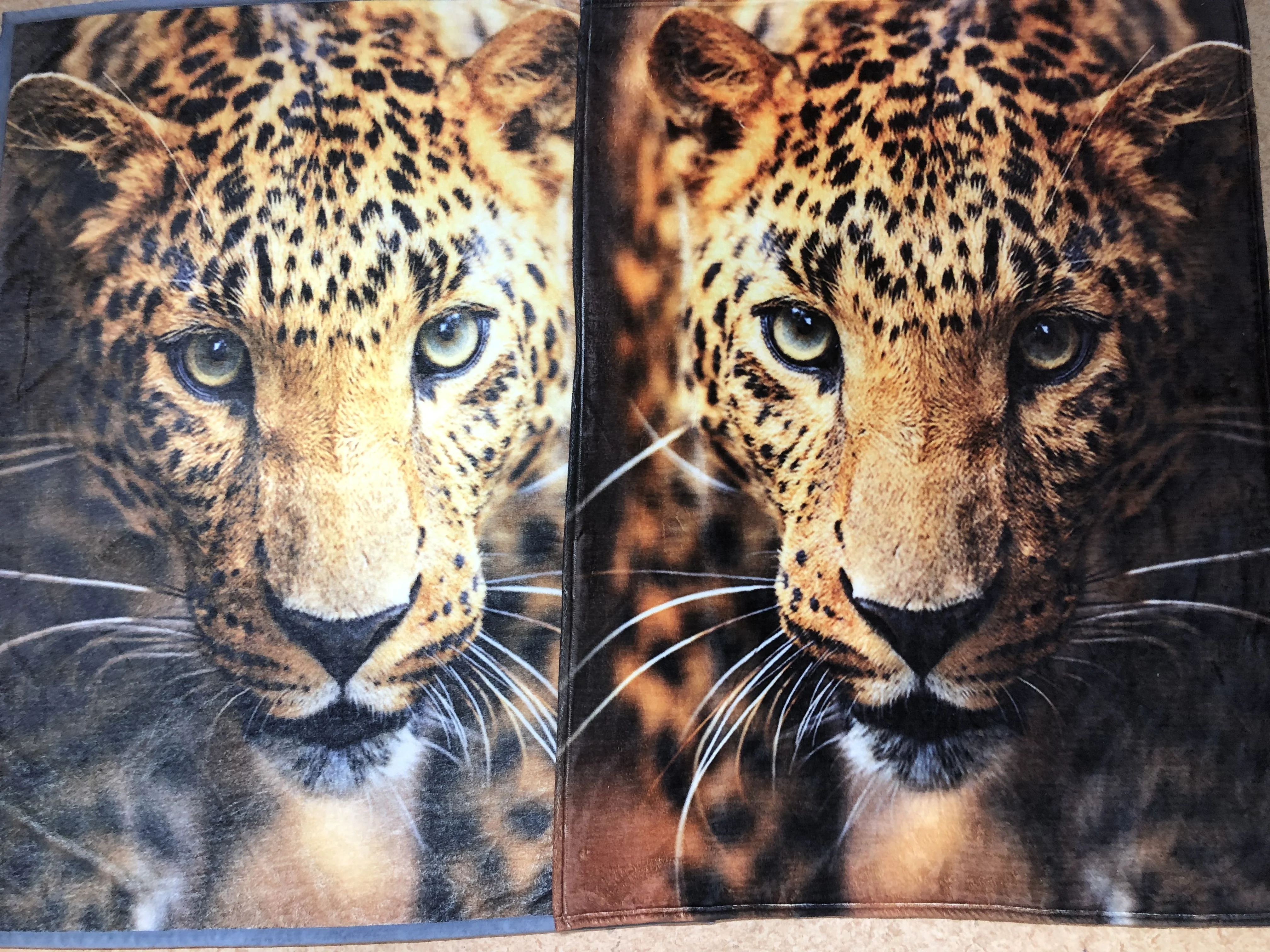 Flannel Fleece Blanket Throw with 3D Digital Animal Silk Touch HD Retina Printing 100% Polyester Square Adults American Style